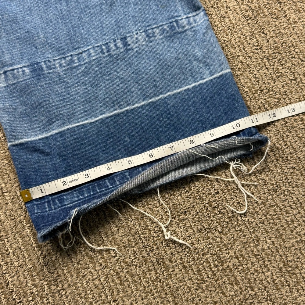 Veronica Beard Grant Wide Leg Crop High Rise Jeans Globetrotter Moon 29 - Picture 4 of 8